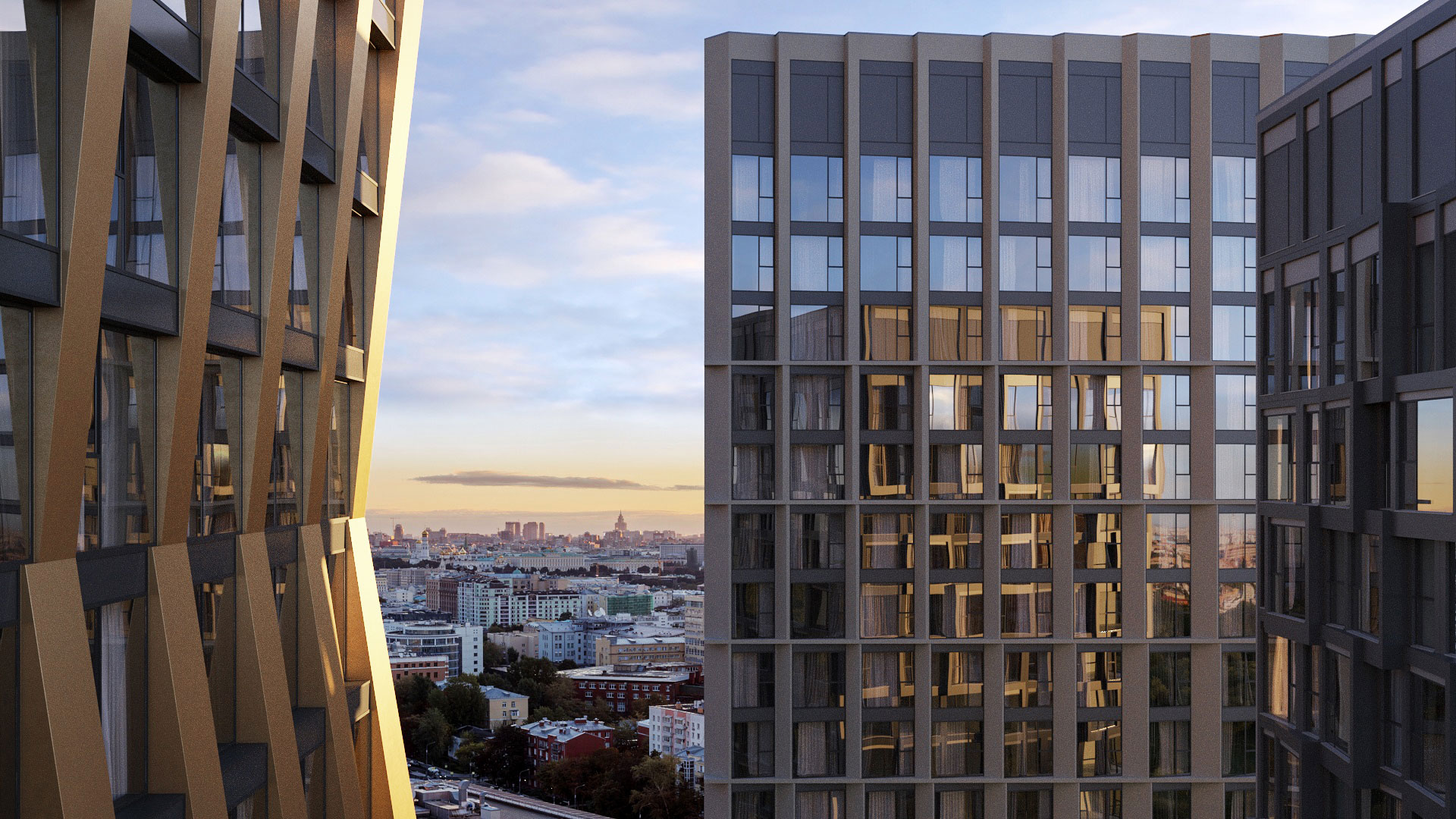 Рендер INDY Towers